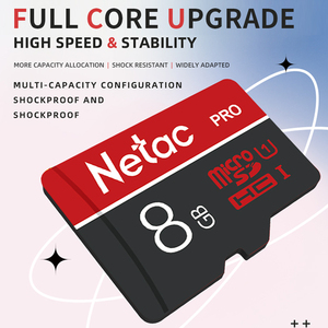 Netac OEM Màu Đỏ Đen 8GB Class 10 SD TF Thẻ Nhớ Thẻ Công Suất Lớn Giám Sát Nhà Thiết Bị Nhà Máy Ban Đầu - Product Image 4