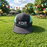 Gorra de 5 Paneles Gorpcore con Logotipo Personalizado, de Secado Rápido, Transpirable, con Malla, Impermeable, para Senderismo, Trekking y Actividades al Aire Libre, Venta al Por Mayor