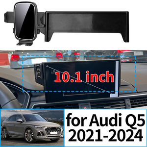Support de téléphone stable à clipser pour <span class=keywords><strong>Audi</strong></span> <span class=keywords><strong>Q5</strong></span> 2021-2024, 10,1 pouces, sans vibrations, accessoires de voiture - Product Image 1