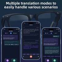 Nouvelles lunettes intelligentes IA W300UV : Détection UV, appels, musique, surveillance de la fréquence cardiaque et de l'oxygène sanguin, modes multisports, traduction IA