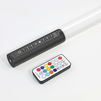 LUXCEO Lot de 2 Barres Lumineuses LED RGB Sans Fil Portables Rechargeables avec Trépied pour Studio Photo et Cabine Photo 360°