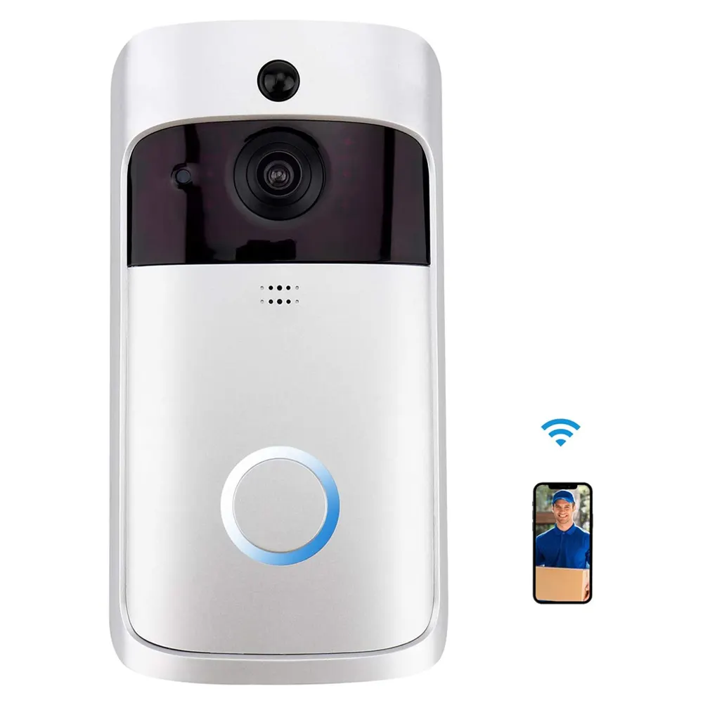 Дверной звонок с кольцом для камеры, дверной звонок pro sonnette sans fil V5 2021 p, Wi-Fi, тембр, дверной звонок с gsm-Интерком, 1080