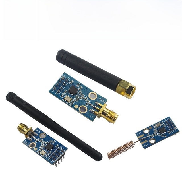 Cc1101 Wireless Module 433m Data Transmission Receiving Module with Glue Stick Antenna Increased Gain SMD/SMT Mounting