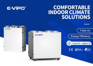 Système de ventilation ERV rectangulaire VK8 avec moteur EC et contrôle intelligent WiFi Unité de traitement de l'air CVC efficace pour les maisons modernes - Product Image 6