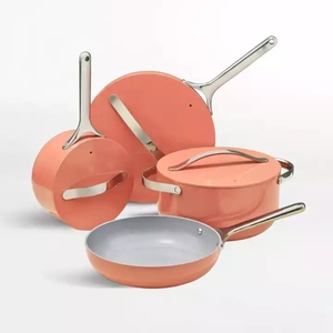 Juego de utensilios de cocina de cerámica antiadherente de alcaravea JEETEE, juego de utensilios de cocina de cerámica de color hecho a medida de aluminio - Product Image 5