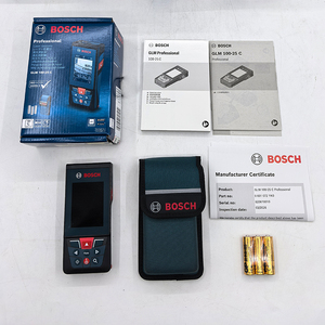 Medidor Láser GLM100-25C de 100m de Largo Alcance con Visor Digital, Sincronización IP54, Herramienta de Medición Profesional para Exteriores - Product Image 5