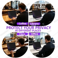 Selamat Datang OEM/ODM Anti Spy Filter Magnetik Mudah Dilepas Pelindung Layar Privasi untuk Macbook 13.3 Inch Privacy Filter
