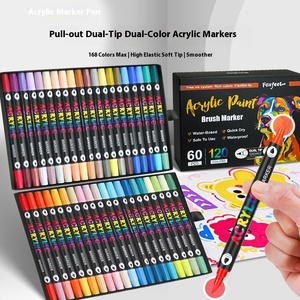 Juego de Rotuladores de Alcohol Borrables de Plástico con Doble Punta para Estudiantes, Material Escolar, Suministros de Papelería, Rotuladores de Pintura Acrílica - Product Image 3