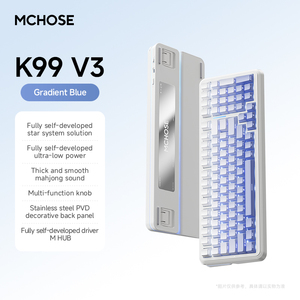 Teclado Mecánico Personalizado MCHOSE K99V3, Inalámbrico, Tri-Modo, para Juegos y Oficina - Product Image 6