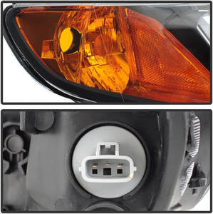 Faro Delantero para <span class=keywords><strong>Honda</strong></span> <span class=keywords><strong>Civic</strong></span> Sedán 2006-2008 con Carcasa Negra 33101SNAA02 HO2503125 Sistemas de Iluminación Automotriz Lámpara Frontal Partes de Vehículo - Product Image 4