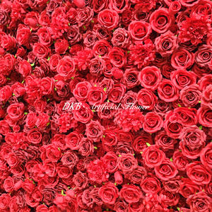 Oferta Especial: Muro de Flores para Bodas, Suministros para Floristería, Muro de Rosas Rojas Personalizado para Decoración de Fiestas y Fondos - Product Image 6