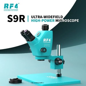 Microscopio Stereo Trinoculare RF4 S9R 7-74X con Zoom Continuo HD Ottico per Riparazione Schede Madri di Telefoni Cellulari e Strumento per Saldatura PCB - Product Image 1