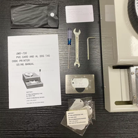 Machine à gaufrer DIY pour plaques d'identification pour animaux de compagnie, cartes PVC, cartes d'identité, en aluminium, métal et acier inoxydable, graveur de codes