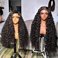 Perruque naturelle bouclée indienne vietnamienne birmane 13x6 sans colle, perruque frontale HD complète en dentelle, perruque de cheveux humains vierges avec dentelle frontale