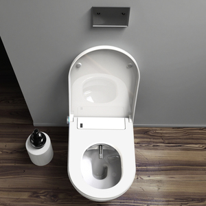 Toilettes intelligentes modernes et élégantes pour <span class=keywords><strong>salle</strong></span> <span class=keywords><strong>de</strong></span> <span class=keywords><strong>bain</strong></span>, hygiéniques, monobloc, avec douche électronique - Product Image 4