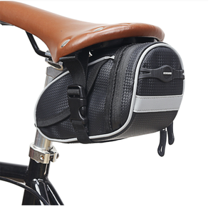 Sac de selle imperméable pour vélo, mini sac de selle arrière pour vélo, sac de selle pour vélo - Product Image 1