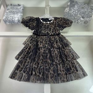 Nuevo Conjunto de Vestido y Falda de Gasa con Estampado de Dibujos Animados de Lujo para Niñas, Estilo Casual con Cuello Redondo - Product Image 1