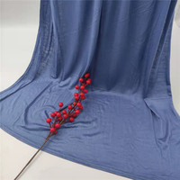 Fournisseur chinois vente en gros Jersey Stretch coton écharpe femmes Hijab coton tissu uni écharpe