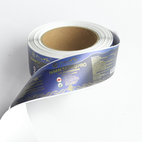 Autocollant adhésif métallique personnalisé de luxe en feuille d'or/argent givrée, étiquette imperméable argentée brillante avec impression quadricolore
