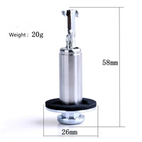 Vente en gros Prise de sortie pour guitare électrique basse Prise pour guitare Endpin 6.35mm Sangle de sortie Bouton Jack pour guitare Queue fendue Jack pour clou