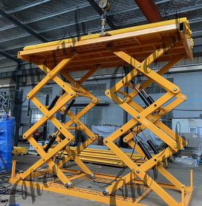 Elevador automático de una sola cubierta personalizable, elevador hidráulico de tijera para coche con capacidad de elevación de 5T, plataforma de transferencia de vehículos - Product Image 1