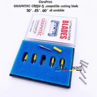 Lame de coupe CB15U-K30-5 compatible NEW Graphtec 5 pc/box pour traceur de coupe Graphtec FC8000 FC8600 FC9000
