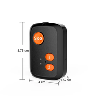 Rastreador GPS GSM 4G SOS Más Pequeño con Tarjeta SIM y Monitoreo de Voz para Niños, Ancianos y Espionaje V51