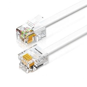 <span class=keywords><strong>Cable</strong></span> de teléfono <span class=keywords><strong>plano</strong></span> CAT3 RJ11 6p4c Cables de línea telefónica <span class=keywords><strong>Cable</strong></span> recto macho a macho <span class=keywords><strong>Cable</strong></span> de conexión de teléfono - Product Image 1