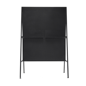 Paneles de tablero de clavijas de Metal <span class=keywords><strong>Gondala</strong></span> independientes de estilo moderno, estantes de exhibición, antióxido con recubrimiento en polvo para accesorios de tienda minorista - Product Image 6