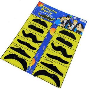 ร้อนตลกปลอมเคราเทียมสีดำหนวดอุปกรณ์เครื่องแต่งกายคอสเพลย์สำหรับขาย - Product Image 4