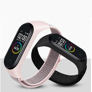 สายไนลอนสำหรับ Xiaomi band 8 7 6 miband สายรัดข้อมือกีฬา <span class=keywords><strong>Loop</strong></span> สายไนลอนสำหรับ Mi band 10 9 8 7 6 5 4 <span class=keywords><strong>3</strong></span>ผ้า - Product Image 5