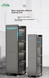 Gabinete de Almacenamiento Comercial de Alta Resistencia con Puerta de Vidrio y 4 Estantes Ajustables para Cocina de Restaurante - Product Image 2