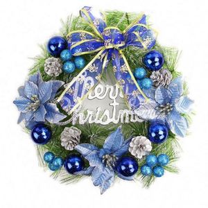 Guirlandes et couronnes de Noël en fleurs artificielles très vendues - Product Image 4