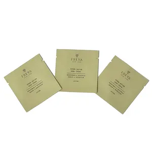 Digital Full Printing 7*7Cm 3ml Liquid Sachet Face Creams And Serums Packet Bags For Cosmetic Skin Care Sample Sachet