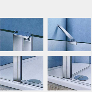 Vente directe d'usine, portes <span class=keywords><strong>de</strong></span> <span class=keywords><strong>douche</strong></span> <span class=keywords><strong>en</strong></span> <span class=keywords><strong>verre</strong></span> trempé écologiques, fonctionnement silencieux, avec bande d'étanchéité, <span class=keywords><strong>porte</strong></span> <span class=keywords><strong>de</strong></span> salle <span class=keywords><strong>de</strong></span> bain - Product Image 4