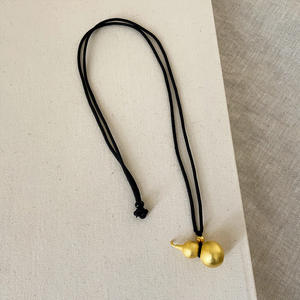 Niche Design Double Gourd Fine Pendant Necklace for Women <b>Light</b> Luxury High-End New Chinese National Style Versatile Simple - Product Image 3