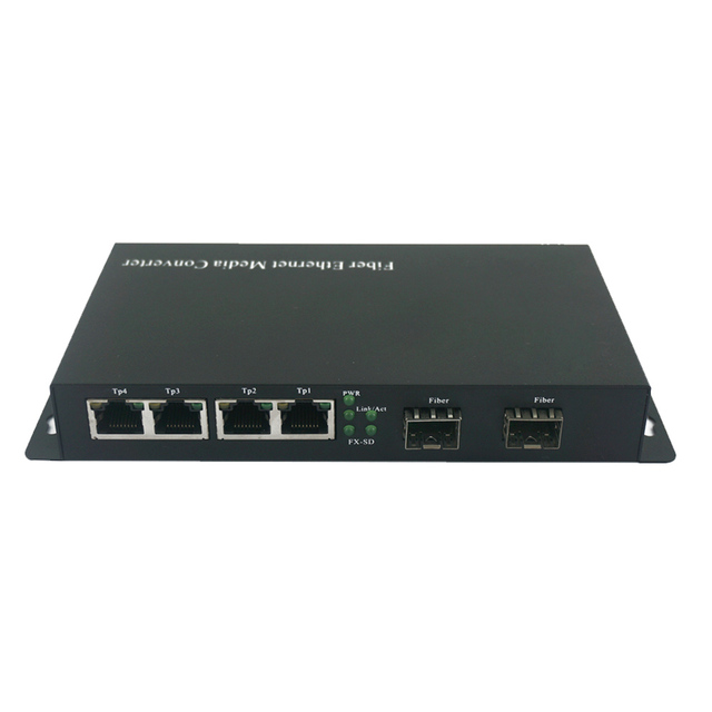 Best Price 10/100/1000Mbps Gigabit 4/6/10/ Ports RJ45 SC Unmanaged 5G FTTH OLT Fiber Network Device
