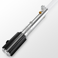 Gagang Logam Pedang Duel Berat – Lightsaber Perubahan Warna Tak Terbatas dengan Swing Halus untuk Luke Star Wars