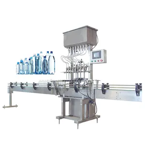 पूर्ण स्वचालित 1 में 3 रोटरी बॉटलिंग खनिज पानी की बोतल भरने की मशीन पानी बॉटलिंग लाइन