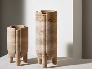 Jarrón de Mesa de Tres Patas de Mármol de Nueva York, Estilo Vintage Francés, Wabi-Sabi, de NANWEI, Decoración Moderna para el Hogar de Fujian - Product Image 5