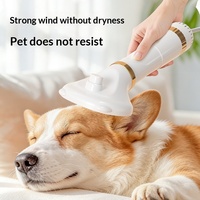 Sèche-cheveux tout-en-un pour animaux de compagnie avec protection contre la surchauffe, outil de toilettage non-monté sur bras pour le bain et le séchage des chiens et des chats