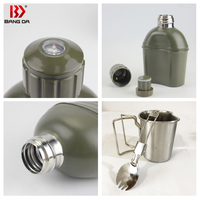 Aventure en milieu sauvage Camping et alpinisme Cadeau Bouilloire Design classique Tasse et bol isolés sous vide en acier inoxydable