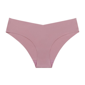 Ropa Interior Deportiva Transpirable de Tiro Bajo para Mujer, Nueva, de Seda Helada, Sin Costuras, Talla Grande, con Forma de V, Tanga, Pantalones de Algodón Puro - Product Image 5