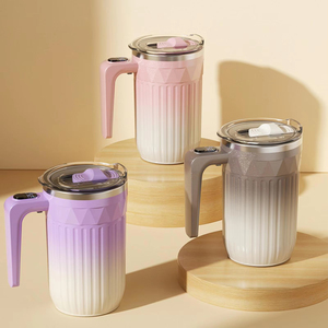 <span class=keywords><strong>Taza</strong></span> de Café con Agitación Automática de 450 ml, <span class=keywords><strong>Taza</strong></span> Mezcladora con Calentador y Agitador Desmontable, <span class=keywords><strong>Taza</strong></span> de Café Recargable con Autoagitación para Leche y Té - Product Image 6