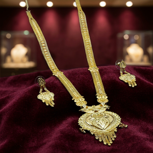 Vente en gros 14K 18K 24K Micro plaqué or Bijoux de conception traditionnelle, Colliers de mode, Micro plaqué or en laiton formant des colliers - Product Image 2