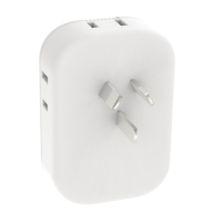 Adaptateur de voyage de vente chaude avec 4 prises US 2C + 1A Inde Type D Plug Single Country Plug Chargeur pour ordinateur portable et appareil photo Fonction PD