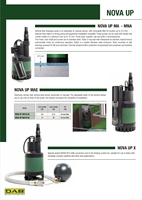 DABelectric Abwasserpumpen Tauchpumpe für Abwasser und Haushaltswasser China Dabpumps Modelle+ Novaup300MAE
