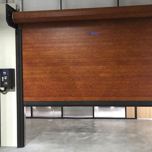<span class=keywords><strong>Porte</strong></span> <span class=keywords><strong>de</strong></span> <span class=keywords><strong>garage</strong></span> sectionnelle en alliage d'aluminium industriel, étanche, <span class=keywords><strong>motorisée</strong></span>, automatique, coulissante, surface finie, usage commercial - Product Image 1