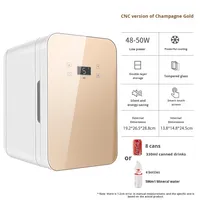 Mini-réfrigérateur portable 8L, refroidisseur et chauffe-eau, petit réfrigérateur pour les soins de la peau, les cosmétiques, la chambre, le dortoir, la voiture, le bureau