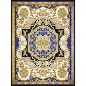 Alfombra oriental de estilo escandinavo, tapete de estilo floral tejido a mano, limpieza cerca de mi, persa, a cuadros - Product Image 5